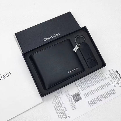 Calvin Klein Wallet & Keychain Set For Men #4
