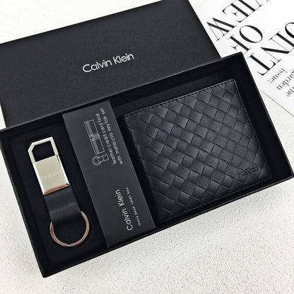 Calvin Klein Wallet & Keychain Set For Men #1