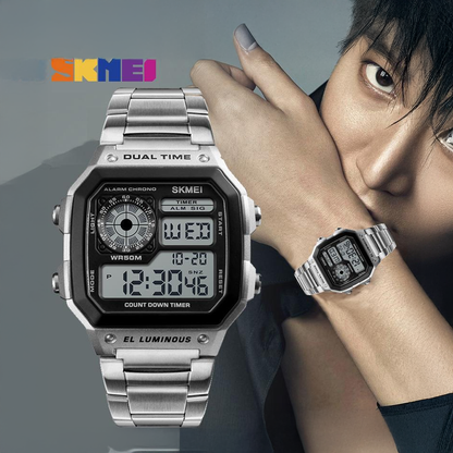 SKMEI Men Sport Waterproof Electronic Digital Watch - 1335