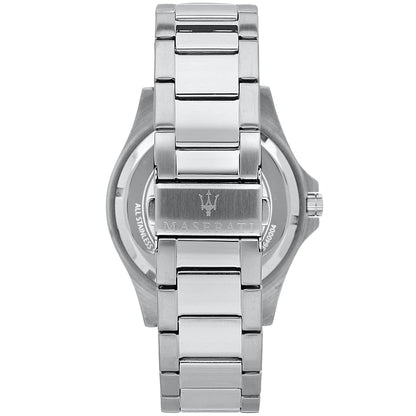 Maserati Sfida R8853140002 Silver Black Dial Diver Style Men's Watch