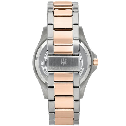 Maserati Sfida R8853140003 Two-Tone Rose Gold Blue Dial Men's Watch