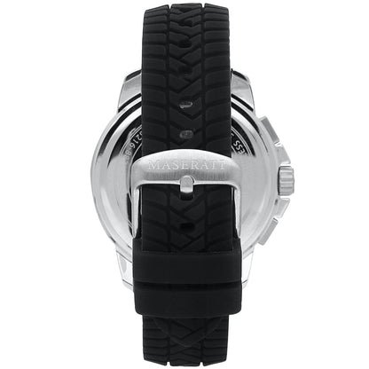 Maserati Successo R8871621014 Black Dial Rubber Men's Watch