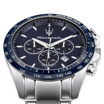 Maserati Traguardo R8873612043 Silver-Tone Blue Dial Men's Watch