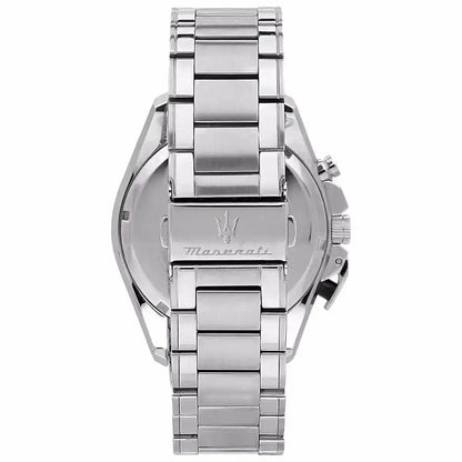 Maserati Traguardo R8873612059 Silver Black Skeleton Dial Metal Men's Watch