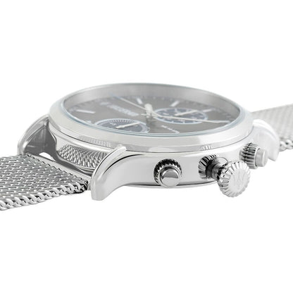 Maserati Epoca R8873618003 Silver-Tone Gray Dial Mesh Men's Watch
