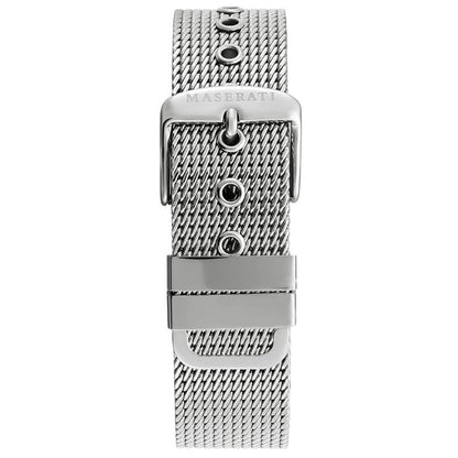 Maserati Epoca R8873618003 Silver-Tone Gray Dial Mesh Men's Watch