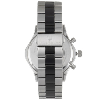 Maserati Circuito R8873627003 Silver & Black Dial Two-Tone Men's Watch