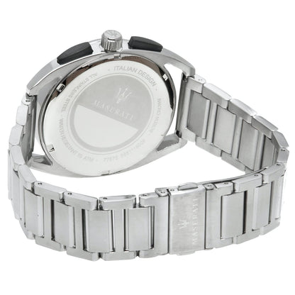 Maserati Trimarano R8873632003 Silver-Tone Black Dial Metal Men's Watch