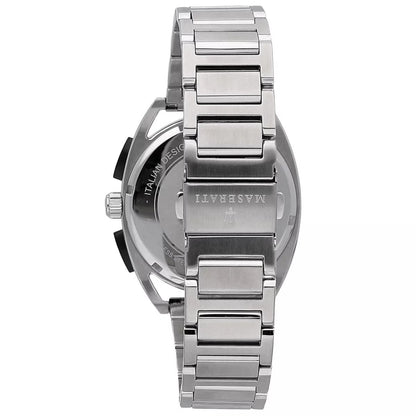Maserati Trimarano R8873632003 Silver-Tone Black Dial Metal Men's Watch