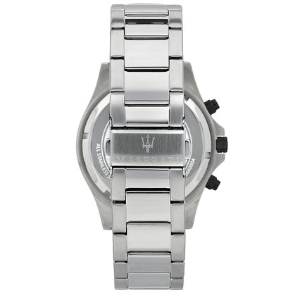 Maserati Sfida R8873640003 Silver-Tone White Panda Dial Men's Watch