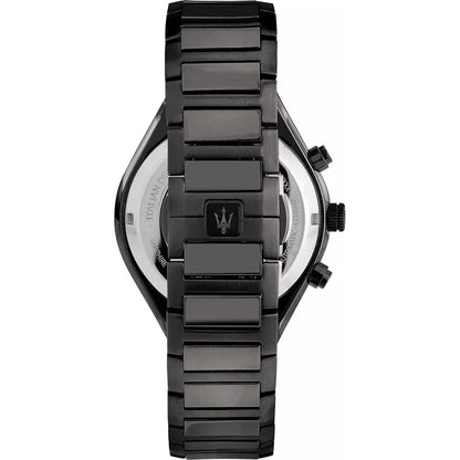 Maserati Stile R8873642012 Gunmetal Grey Blue Skeleton Men's Watch