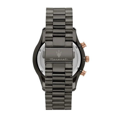 Maserati Traguardo R8873646001 Gunmetal Grey Rose Gold Men's Watch