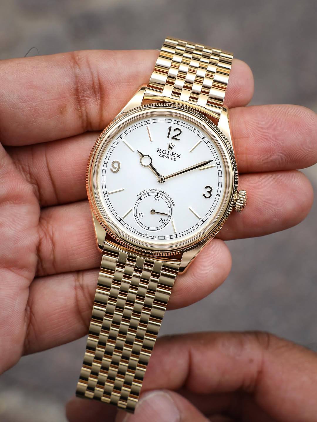 Rolex Perpetual 1908 Men's Mirror Original Watch