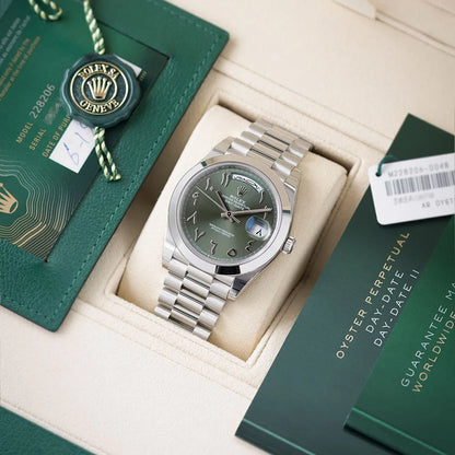 Rolex Arabic Numerals Watch Day Date For Men 228206