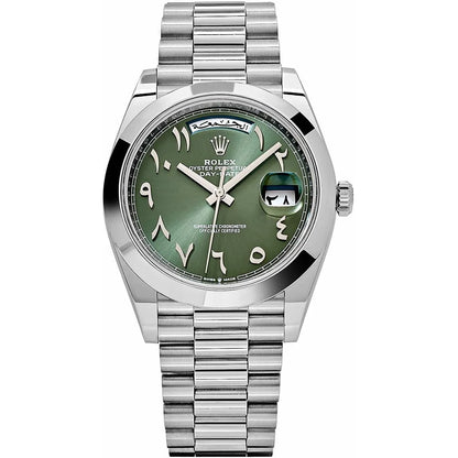 Rolex Arabic Numerals Watch Day Date For Men 228206