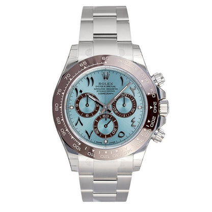 Rolex Daytona Platinum Arabic Watch For Men