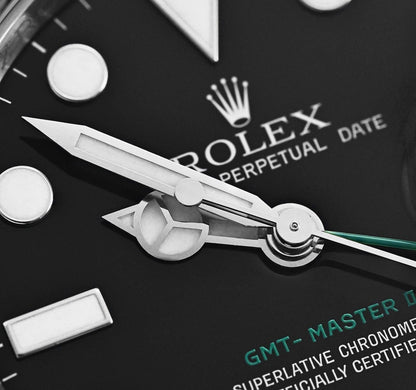 Rolex GMT-Master Watch For Men - Silver & Black