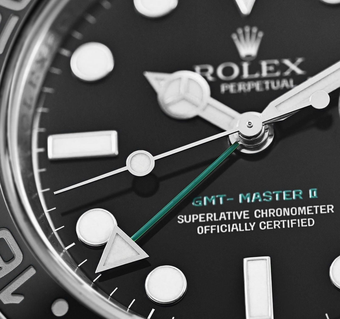 Rolex GMT-Master Watch For Men - Silver & Black