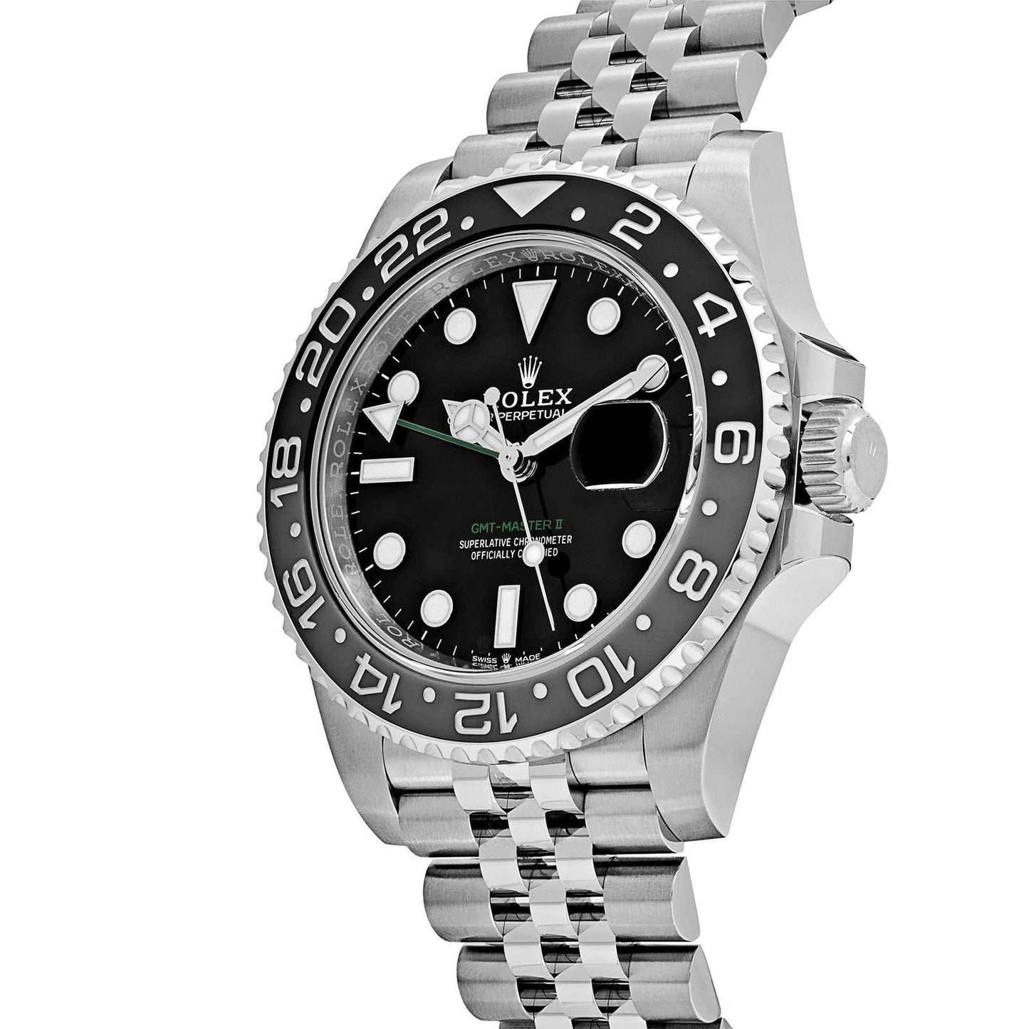 Rolex GMT-Master Watch For Men - Black & Silver