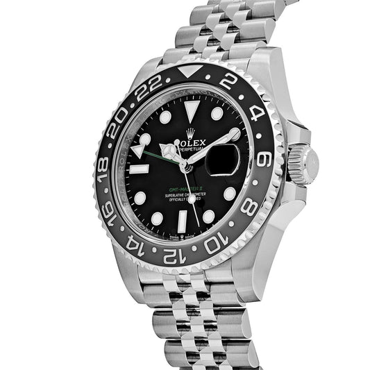 Rolex GMT-Master Watch For Men - Black & Silver