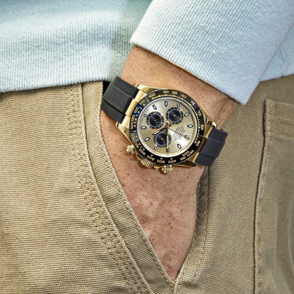 Rolex Cosmograph Daytona Watch For Men - Gold Dial