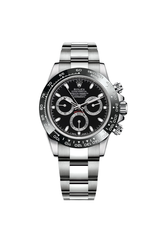 Rolex Cosmograph Daytona Watch For Men - Black Dial