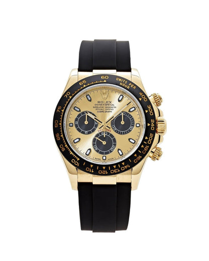 Rolex Cosmograph Daytona Watch For Men - Gold Dial