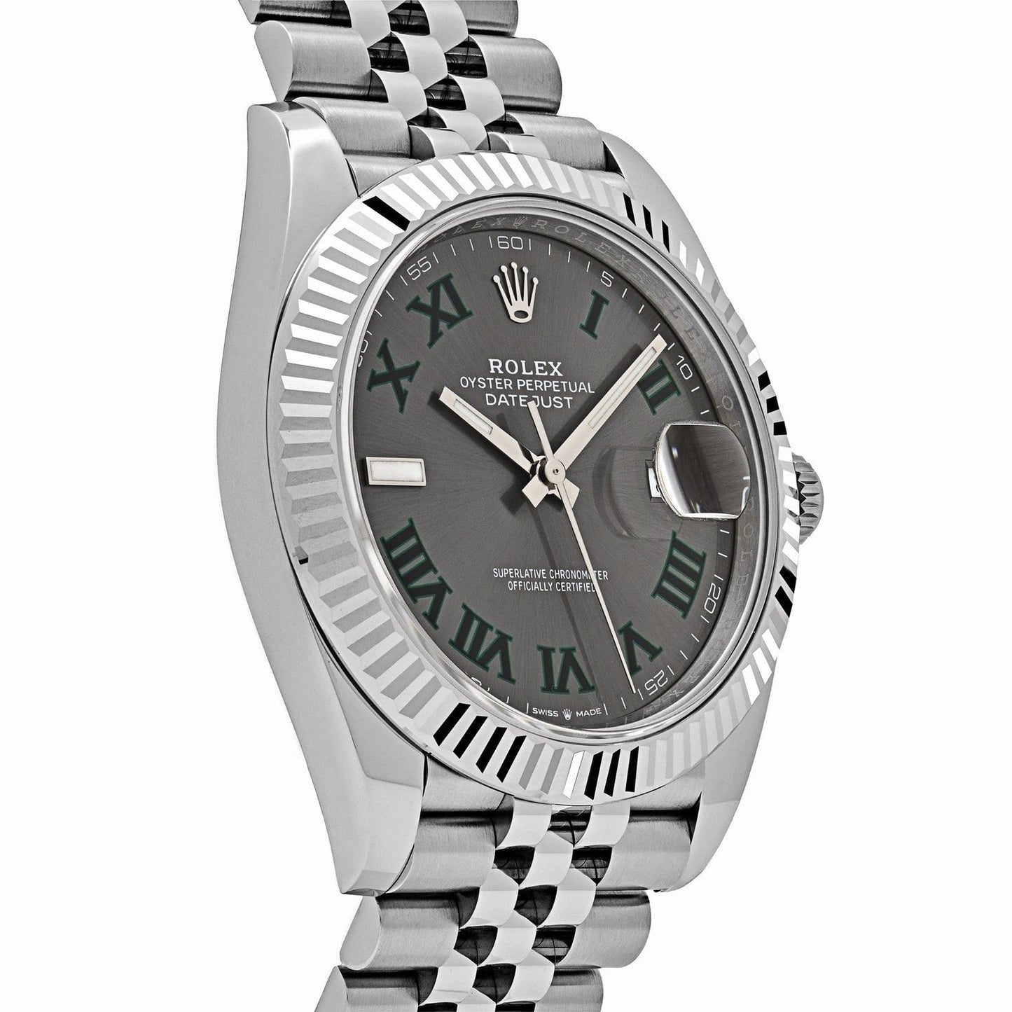 Rolex Datejust Watch For Men - Grey Dial