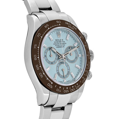 Rolex Cosmograph Daytona Watch For Men - Ice Blue Dial