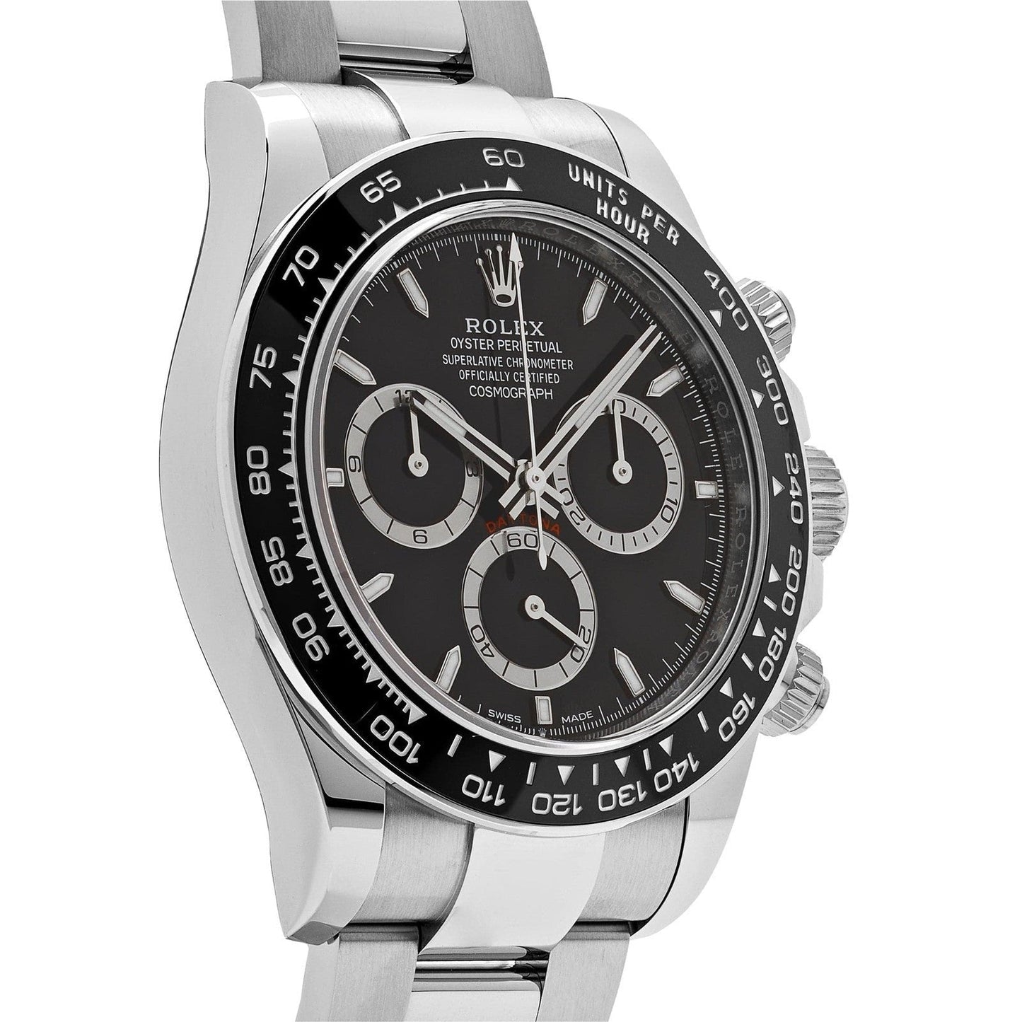Rolex Cosmograph Daytona Watch For Men - Black Dial