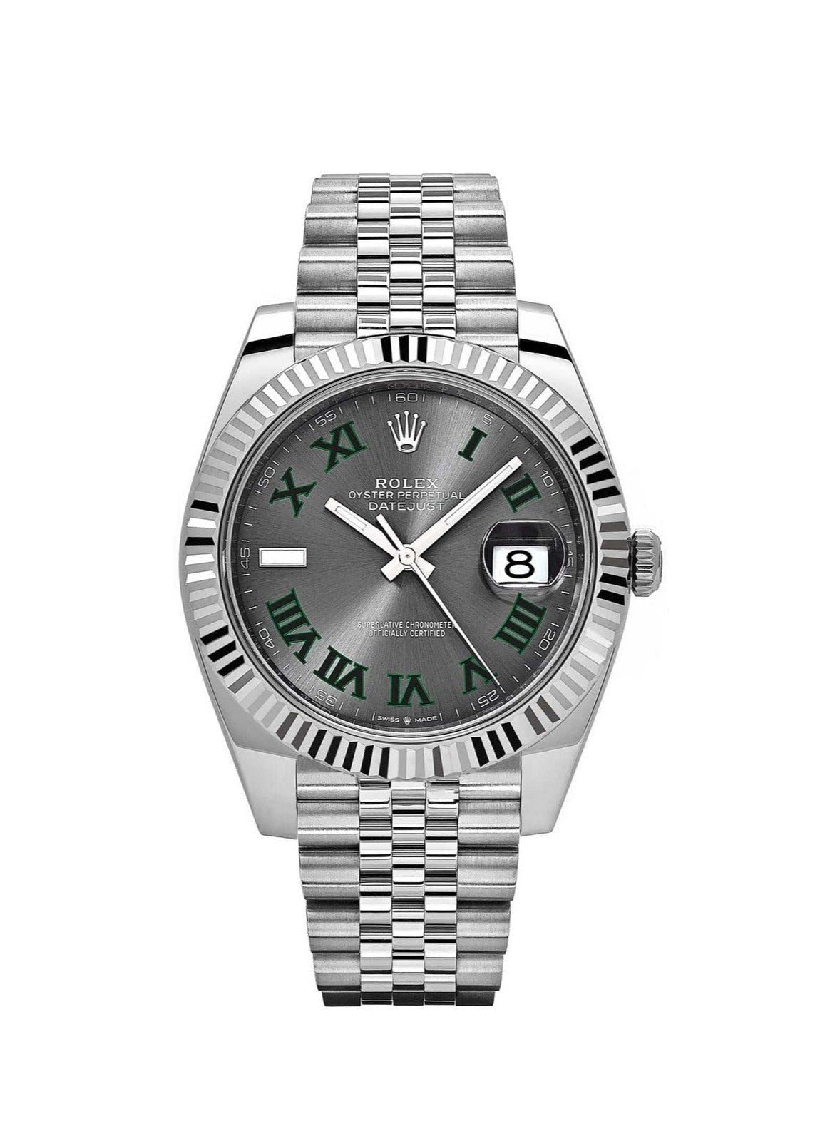 Rolex Datejust Watch For Men - Grey Dial
