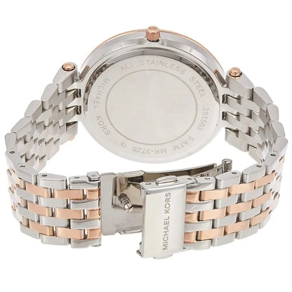 Michael Kors Darci MK3726 Two-Tone Watch with Rose Gold Celestial Star Dial