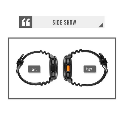 SKMEI 1657 ساعة رياضية رقمية مربعة متعددة الوظائف مع عداد للوقت مقاومة للماء