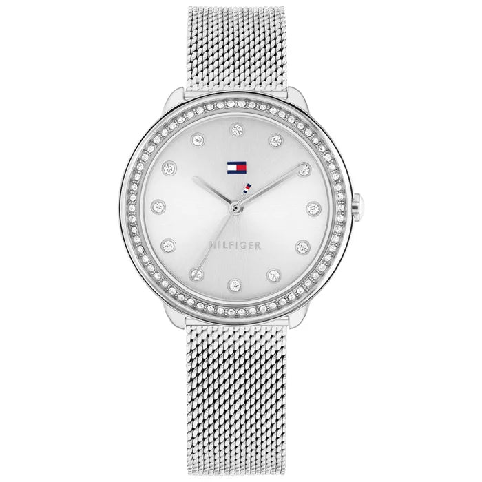 Tommy Hilfiger Women’s Watch – Model 1782698 | Classic Silver Stainless-Steel Elegance