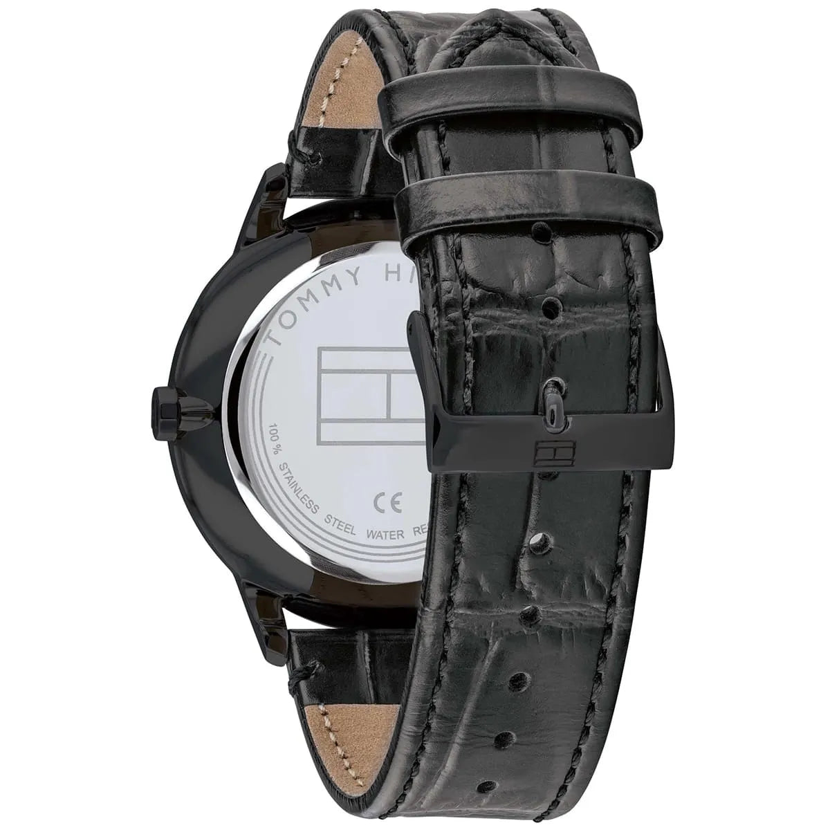 Tommy Hilfiger Brad 1710388 Full Black Men's Leather Watch