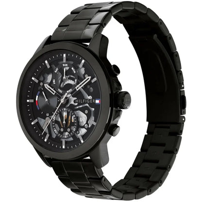 Tommy Hilfiger Henry 1710478 Black Skeleton Dial Men's Watch