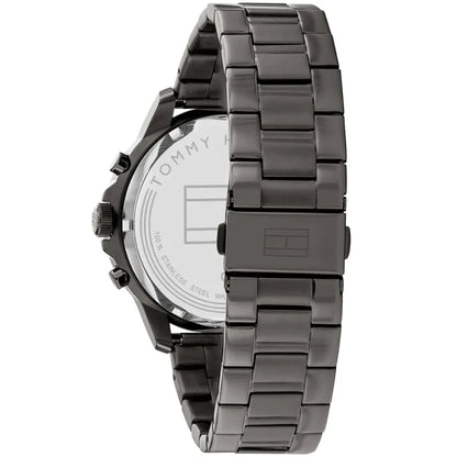 Tommy Hilfiger Henry 1710479 Gunmetal Skeleton Dial Rose Gold Accents Men's Watch