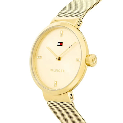 Tommy Hilfiger Liberty 1782217 Gold Case Gold Dial Mesh Women's Watch
