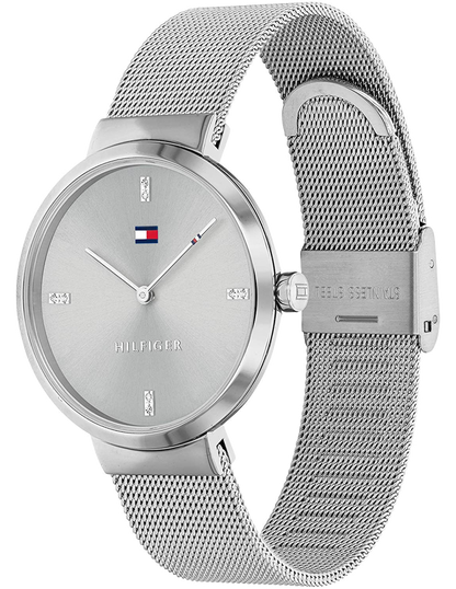 Tommy Hilfiger Liberty 1782220 Silver Case Silver Dial Mesh Women's Watch