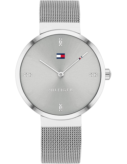 Tommy Hilfiger Liberty 1782220 Silver Case Silver Dial Mesh Women's Watch