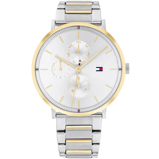 Tommy Hilfiger Jenna 1782299 Two-Tone Silver & Gold Multifunction Women's Watch