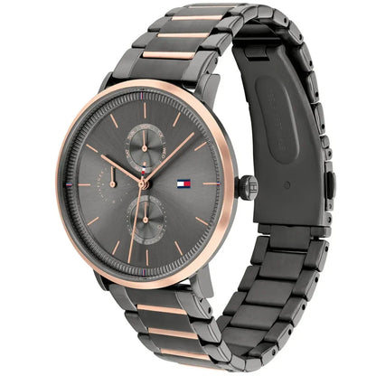 Tommy Hilfiger Jenna 1782300 Women's Gunmetal & Rose Gold Watch