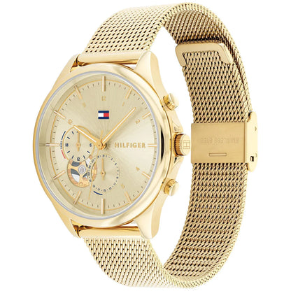 Tommy Hilfiger Lori 1782417 Multi-Function Champagne Dial Women's Mesh Watch