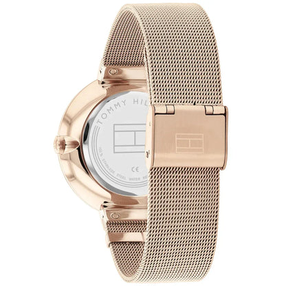 Tommy Hilfiger Lidia 1782538 Rose Gold Dial Rose Gold Mesh Women's Watch