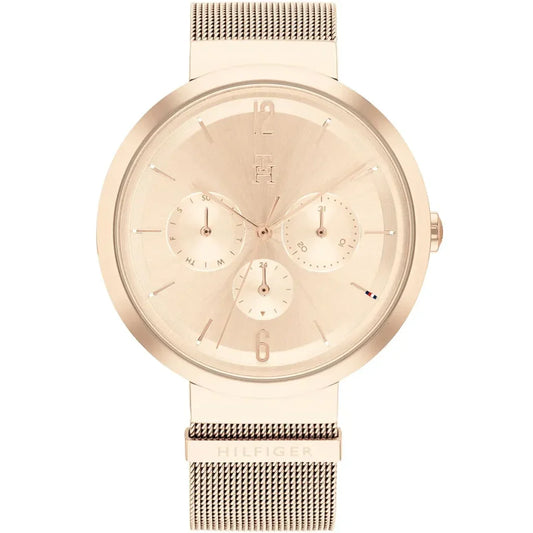 Tommy Hilfiger Lidia 1782538 Rose Gold Dial Rose Gold Mesh Women's Watch