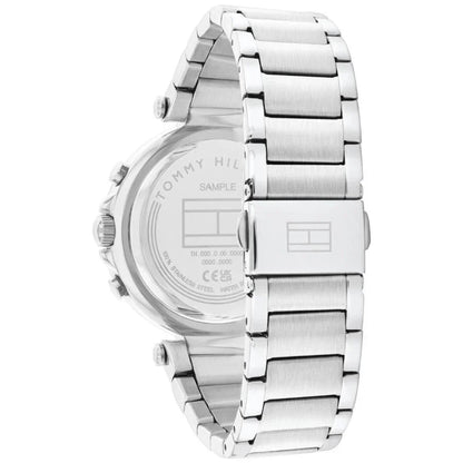 Tommy Hilfiger Emily 1782701 Silver Case Silver Dial Crystal Bezel Women's Watch