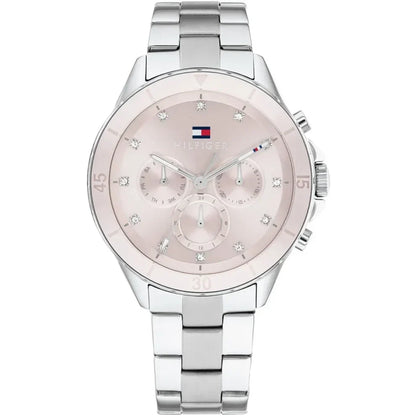 Tommy Hilfiger Mellie 1782706 Women's Silver Steel Watch with Pink Dial