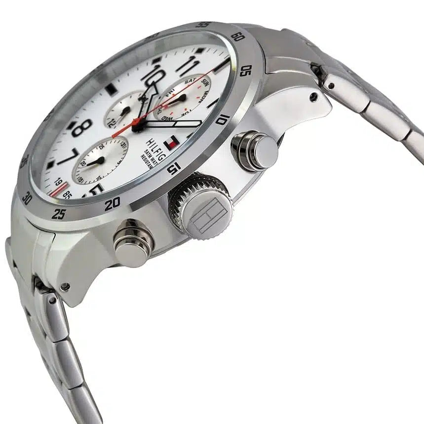 Tommy Hilfiger Trent 1791140 Multi-Function White Dial Men's Watch