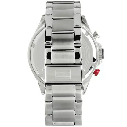 Tommy Hilfiger Hudson 1791228 Silver Case Blue Dial Silver Stainless Steel Men's Watch