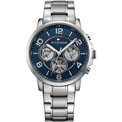 Tommy Hilfiger Keagan 1791293 Silver Case Blue Dial Steel Men's Watch